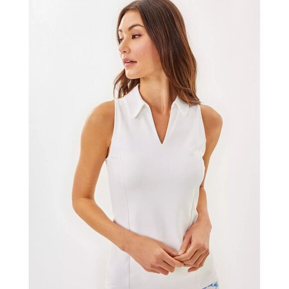 UPF 50+ Luxletic Martina Polo - White - Picture 3 of 4